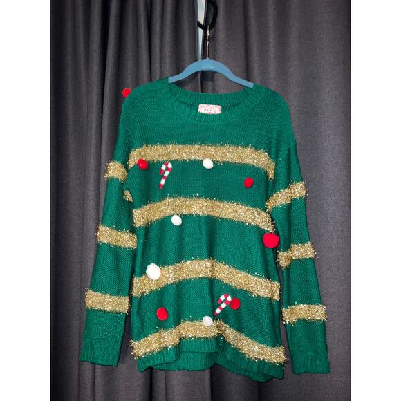 Ugly Christmas Sweater Xmas Size Large - Picture 1 of 3